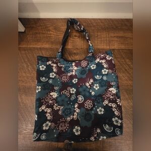 Floral Patterned Tote Bag